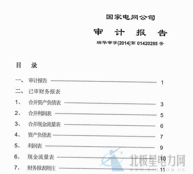 國家電網(wǎng)審計(jì)報(bào)告