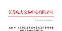 江蘇2018年10月月內(nèi)合同電量轉(zhuǎn)讓及發(fā)電權(quán)交易于26日展開(kāi)